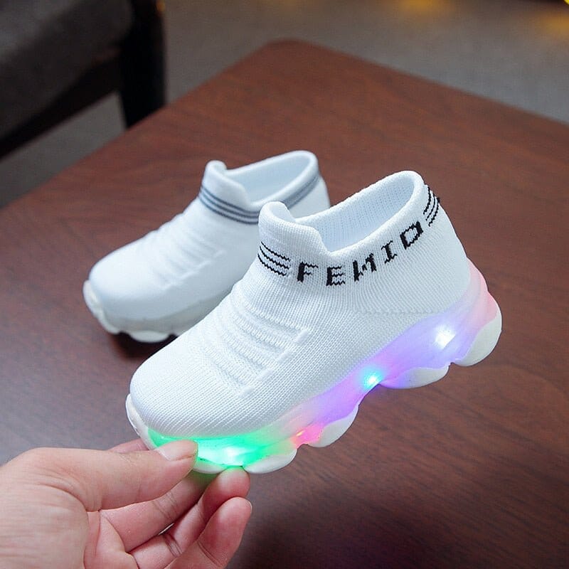 Kids’ LED Luminous Mesh Sneakers