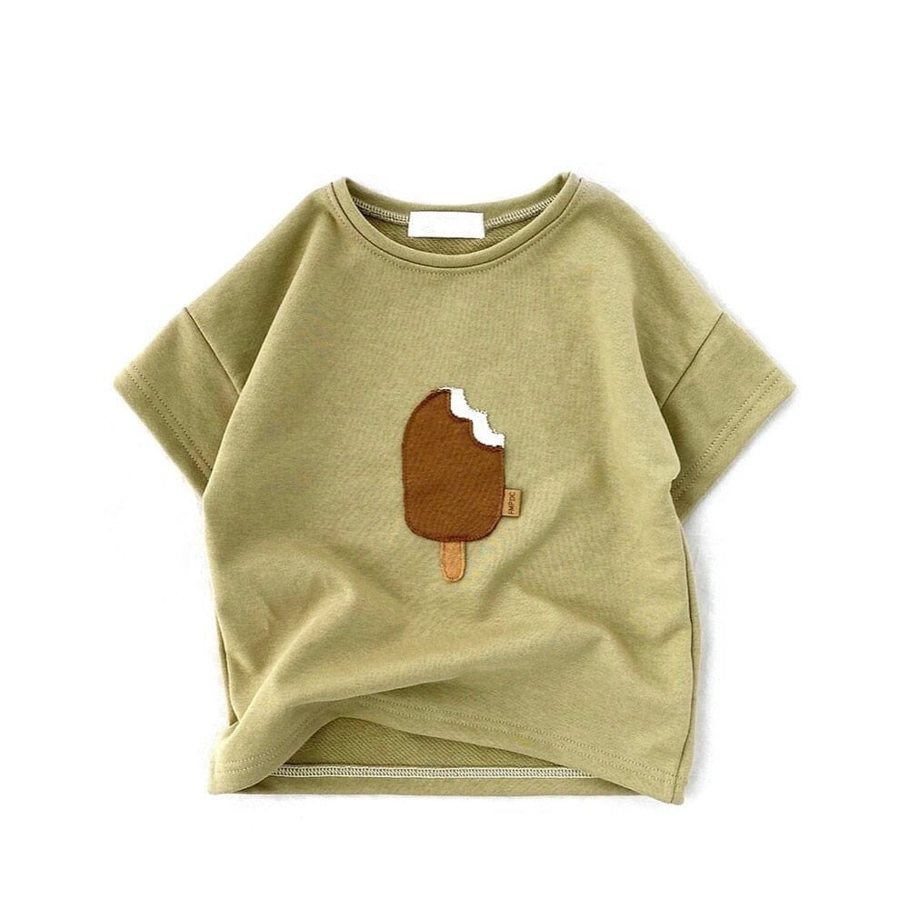 Baby Boys’ Cotton Popsicle Summer T-Shirt