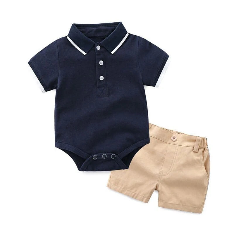 Baby Boy’s Cotton Summer Gentleman Set