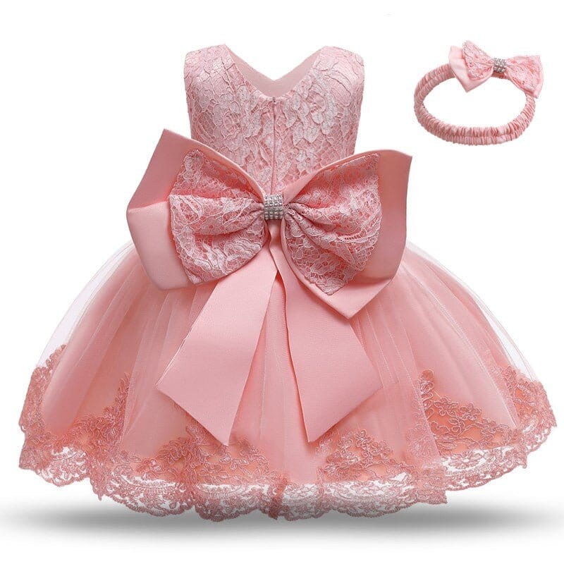 Toddler’s Bow Tutu Dress – Special Occasion